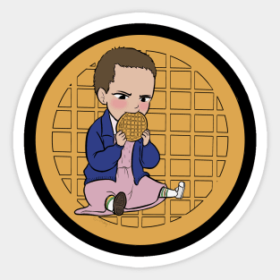 Stranger Eggo Sticker